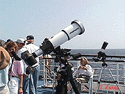 [Zwirn's telescope on deck]