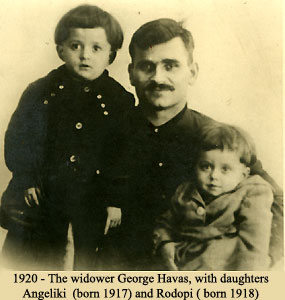 [1920 George Havas with Angeliki and Rodopi]