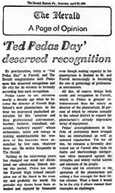 [Ted Pedas Day']