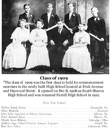 [Farrell High School - Class of 1909]