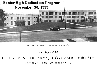 [Senior High School Dedication Program]