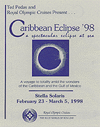 [Caribbean Eclipse Cruise brochure]