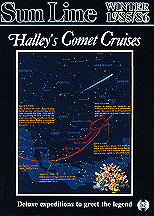 [Halley's Comet Cruise brochure]