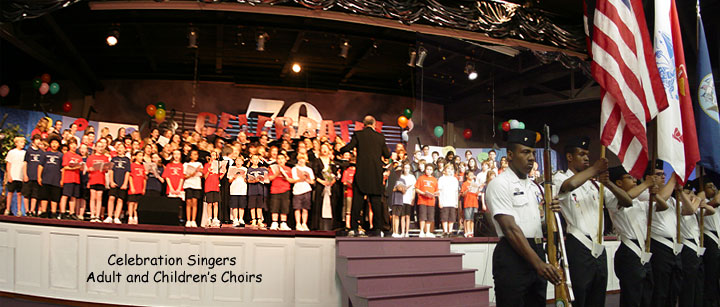 [Celebration Singers with Armed Forces]
