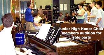 [Solo Auditions - Junior High Honor Choir]