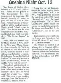 [News Article - The Fantasticks]