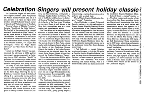 [News Article - Holiday 99]