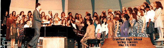 [Cranford High School Chorus, Tom Pedas Music Director - May 1993]